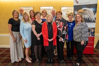 group photo of the 2025 Milford Foundation Board